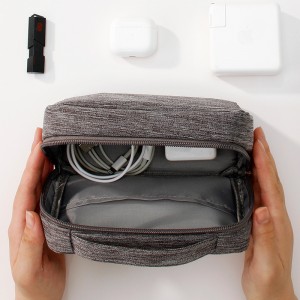 新しいカチオン性デジタル保存袋ポータブル旅行多機能ハンドホールドメイクアップアメニティ電源保存袋