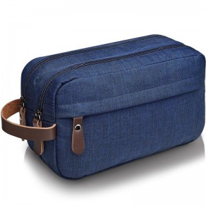 Topdan satış kişi tualet çantası yeni vintage Oksford parça portativ makiyaj çantası suya davamlı portativ biznes saxlama çantası