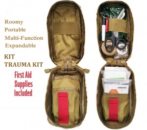 Trauma kit, tourniquet, kit medis darurat survival kit