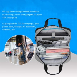 Laptop Bag Expandable Koffer Computer Sak Männer a Fraen Laptop Schëller Bag