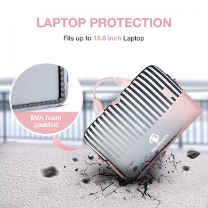 Rózsaszín laptoptok Ultravékony számítógéptáska Aktatáska Utazási munkatáska