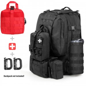 Kit di pronto soccorso tattico Pacchetto medico a prova di strappo esterno al kit di sopravvivenza di emergenza