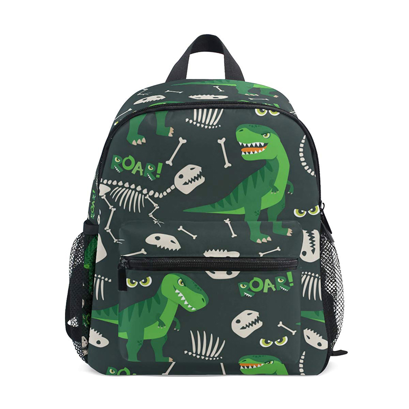 حقيبة ظهر لطيفة للأطفال الصغار للأولاد والبنات ، ديناصور أخضر ، مقاس واحد ، لطيفة