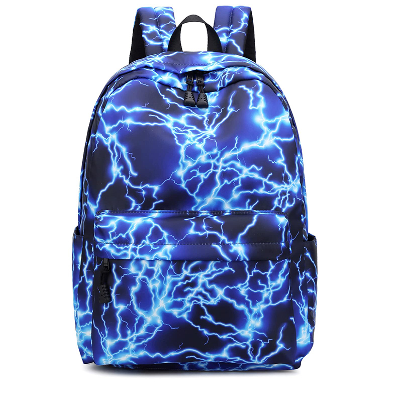 Starry Blue Laptop Schoolbag Awọn ọkunrin ká mabomire Travel Bag akeko apoeyin