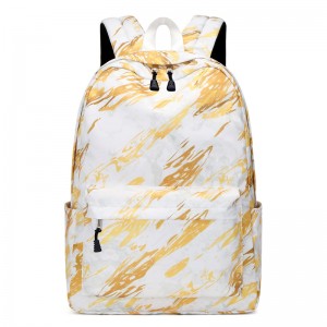 Marble Golden Girls Backpacks Waterproof Travel Bag Laptop Bookbag for School