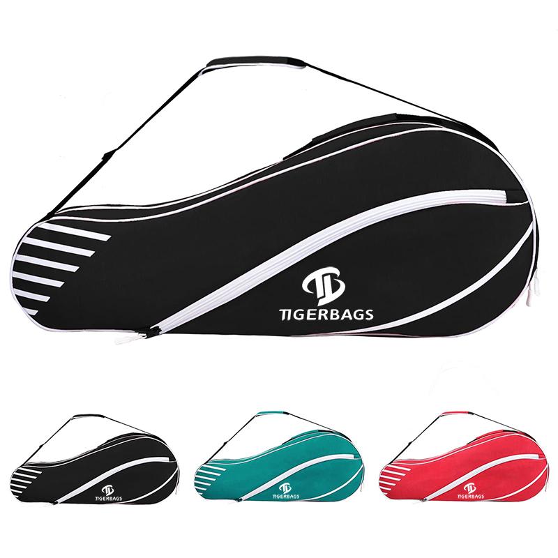 Beg Tenis Raket – Beg tenis ringan untuk wanita dan lelaki, beg penutup raket tenis dengan pad pelindung, sesuai untuk pemain tenis profesional atau pemula