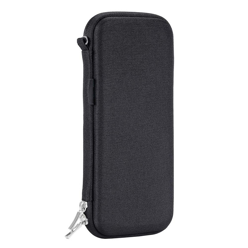 Мадэрнізаваны цвёрды пенал для дарослых Durable Pen Portable case на маланцы – чорны