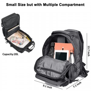 Водоотпорна издржлива тактичка чанта за рамо Чанта за рамо со голем капацитет