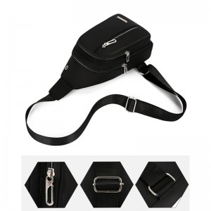 Малка чанта за едно рамо, черна и бяла чанта с възможност за персонализиране