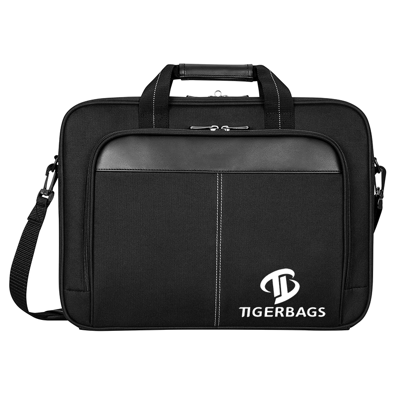 Μαύρη Classic Slim Business Pro Travel Τσάντα Laptop με ιμάντα ώμου