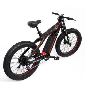 Bicicleta de montanha elétrica de fibra de carbono TIKI 26"