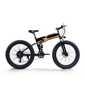 26인치 팻 타이어 전기 접이식 자전거