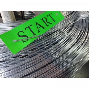 Tsawg MOQ rau Smooth Galvanized Steel Hlau Strand Siv rau ABC Cable Ua Raws Li ASTM, BS, DIN