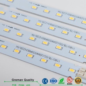 T8 T5 LED light aluminum LED PCB board high lumen PCB/linear light strip/linear LED strip MCPCB