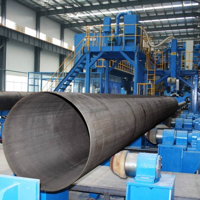 SSAW Round Spiral Bearbechtung Carbon Steel Pipe Naturgas an Ueleg Pipeline