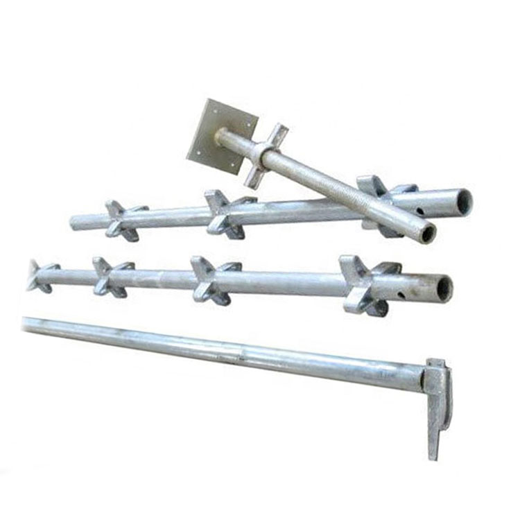 ការបិទទ្វារ 1.4-4.0mm លាបថ្នាំដែក galvanized ដែលអាចលៃតម្រូវបាន props ដែក scaffolding អេស្ប៉ាញសម្រាប់ការសាងសង់