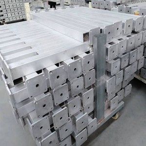 Hoge kwaliteit gegalvaniseerd staal lassen vierkante buizen Post