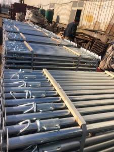 Zvishandiso Zvekuvaka Zvokuvaka Galvanized Steel Pipe yeScaffolding