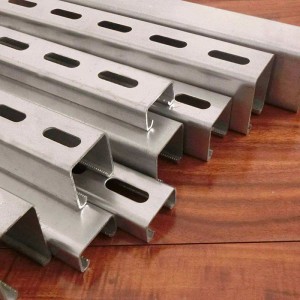 Galvanized 125 * 65 Fuse Cutout Solar Mounting Channel