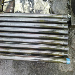 carbon steel welded pipe  1 inch thread with coupling