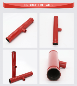 Ral 3000 red paint fire sprinkler pipe as per ASTM A795