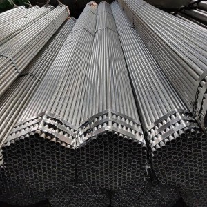 Steel Pipe Galvanized Welded Carbon Steel Round Structure Pipe ERW Plain End
