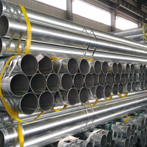 hot-dip galvanized carbon steel pipe q235 material
