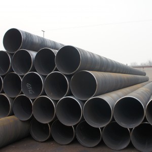 China supplier sprial carbon welded steel pipe gas and oiled pipe