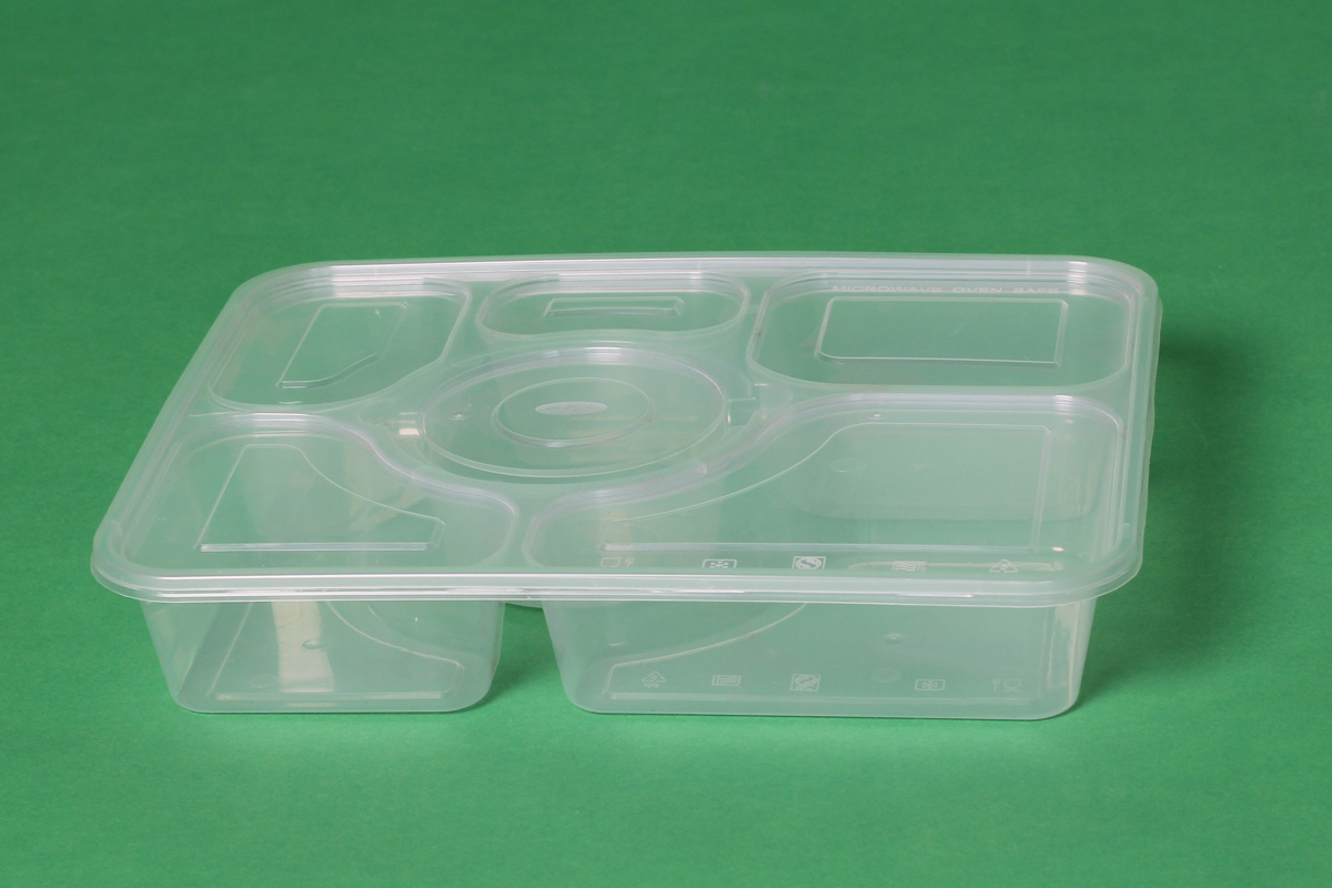 6&7 compartment food container