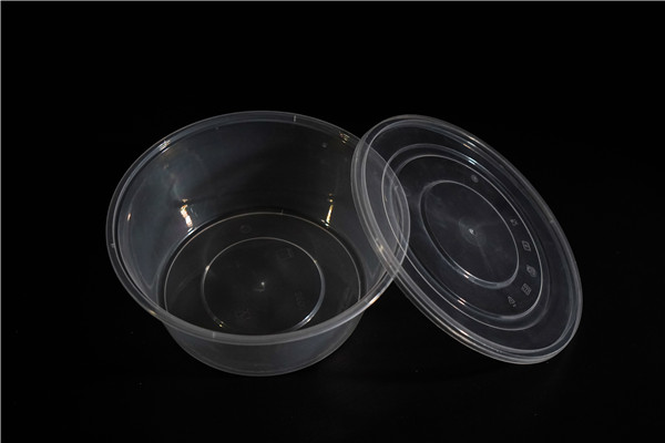 Wholesale PP Storage Disposable Food Grade Plastic Round Tub With Lid