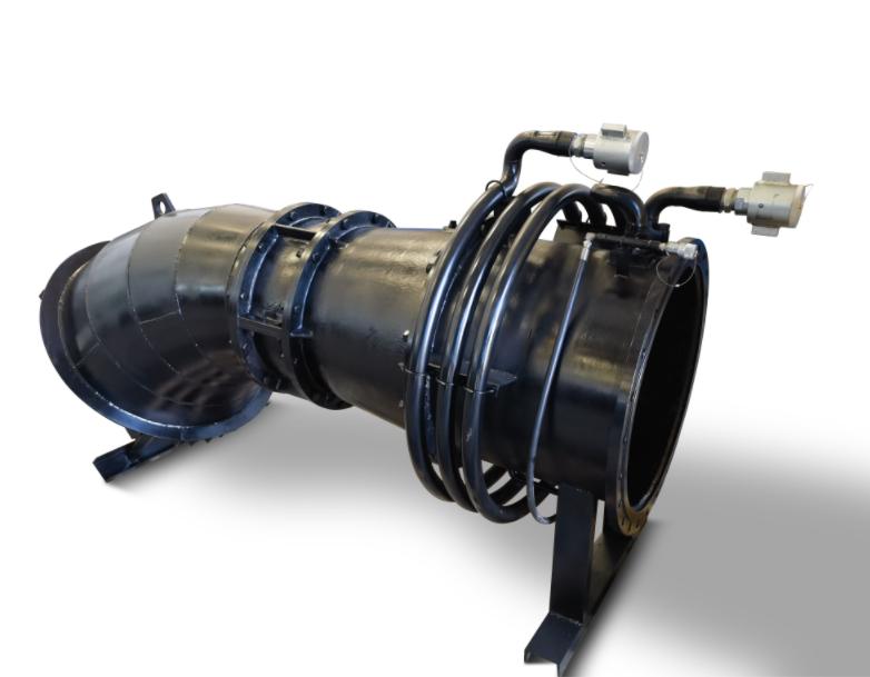 Hydraulisch motorgetriebene Axial-/Mischströmungs-Tauchpumpe