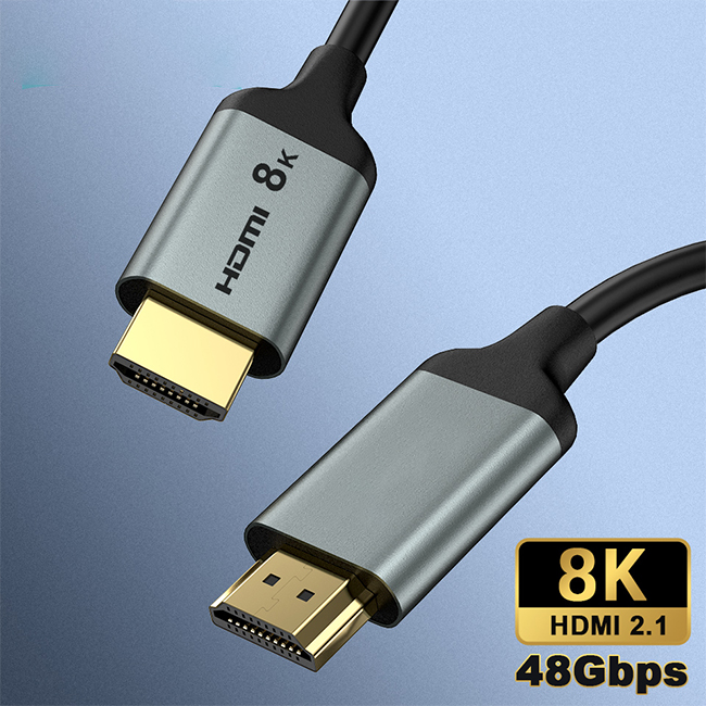 ខ្សែ HDMI 8K HDMI 2.1 Wire សម្រាប់ Xbox Serries X PS5 PS4 Chromebook Laptops 120Hz HDMI Splitter Digital Cable Cord 4 រូបភាពពិសេស