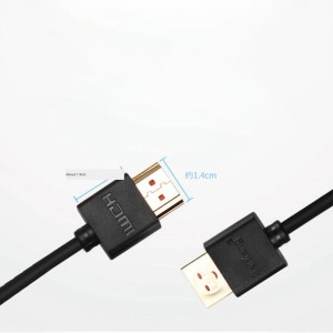 4K UHD18Gbps Ultra incə hdmi kabel