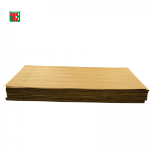 3mm Straight Line Natural Wood Teak Veneer Ply Sheet Board Quarter Sheet
