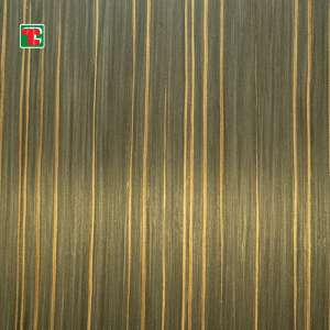 El diseño de madera grabado en relieve 3D del panel de pared de Enaineered texturizó la madera contrachapada superficial modelada de la chapa para el patrón