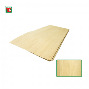 Placage en bois massif naturel de chêne blanc résistant à la corrosion pour la décoration de meubles