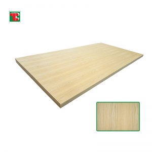 3.2mm Cina Fancy Ash Veneer Plywood ing Crown Cut kanggo Dekorasi