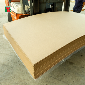 Engros 1Mm fleksibelt almindeligt Mdf-pladefiberplade til møbler
