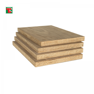 E0 E1 ကော် 9/12/15/18/25mm ပရိဘောဂအတွက် Laminated Plywood Board