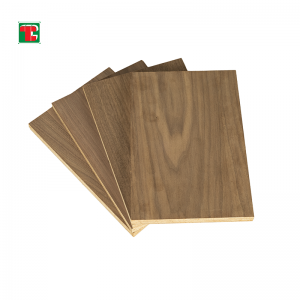 Folla de paneis de madeira contrachapada de chapa ecolóxica de madeira laminada 4x8 de 18 mm