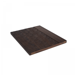 Méwah Rattan tékstur padet Wood Board Cladding Panel témbok outdoor pikeun exterior siding cadar
