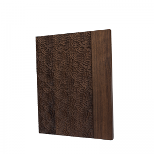Luxury Rattan Texture Solid Wood Board Cladding Outdoor Wall Panel for Exterior Siding Sheets