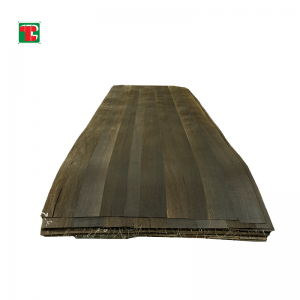 ເກຣດສູງ 0.3Mm 0.45Mm 0.5Mm Smoked Oak Wood Natural Veneer