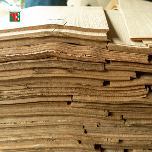 Venta de fábrica Chapa de roble rojo resistente a la corrosión Chapa de madera maciza natural