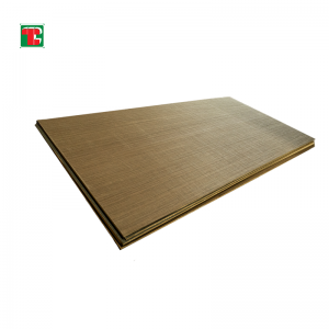 3D Embossed Enaineered Wall Panel Wood Design ပုံစံအတွက် Textured Patterned Surface Veneer Plywood