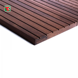 3D Solide Wood Groove Panel – Red Cherry Solid Wood |ቶንሊ