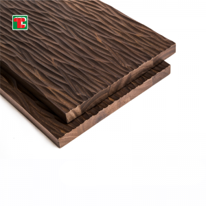 3D Red Cherry Wood Board -Art 3D Board Para sa Arkitektural |Tongli