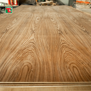 3Mm 5Mm 18Mm Laau Laau 0.6Mm Veneered Mdf Panels Lamination Natural Teak Wood Veneer Mdf In Crown Cut