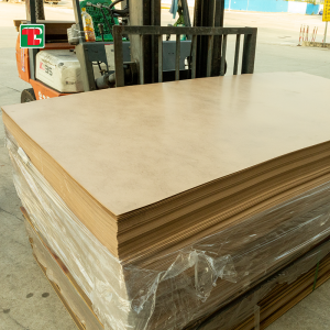 Wholesale 1Mm Flexible Plain Mdf Sheet Fiber Board Bakeng sa Furniture