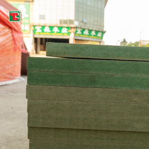 Taboleiro Mdf verde resistente á humidade -Mdf Factory China |Tongli